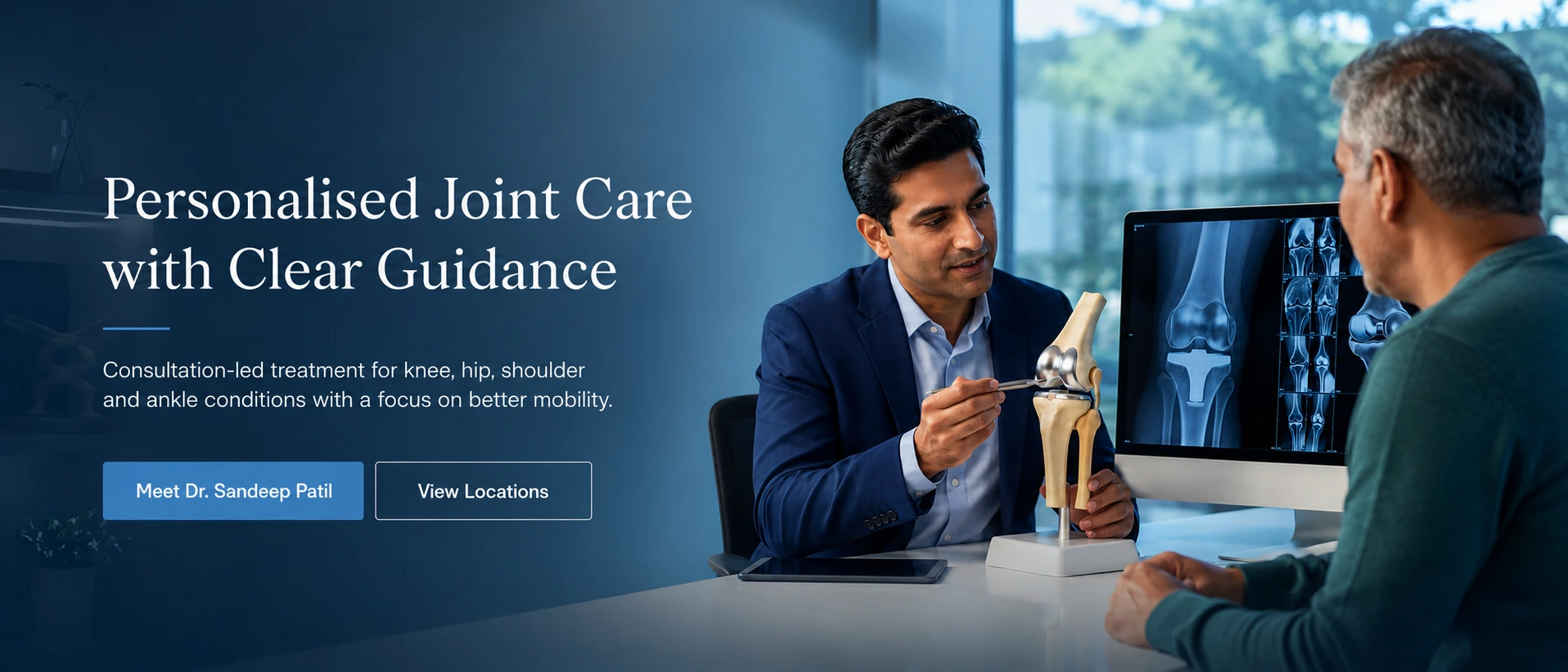 Personalised joint care consultation