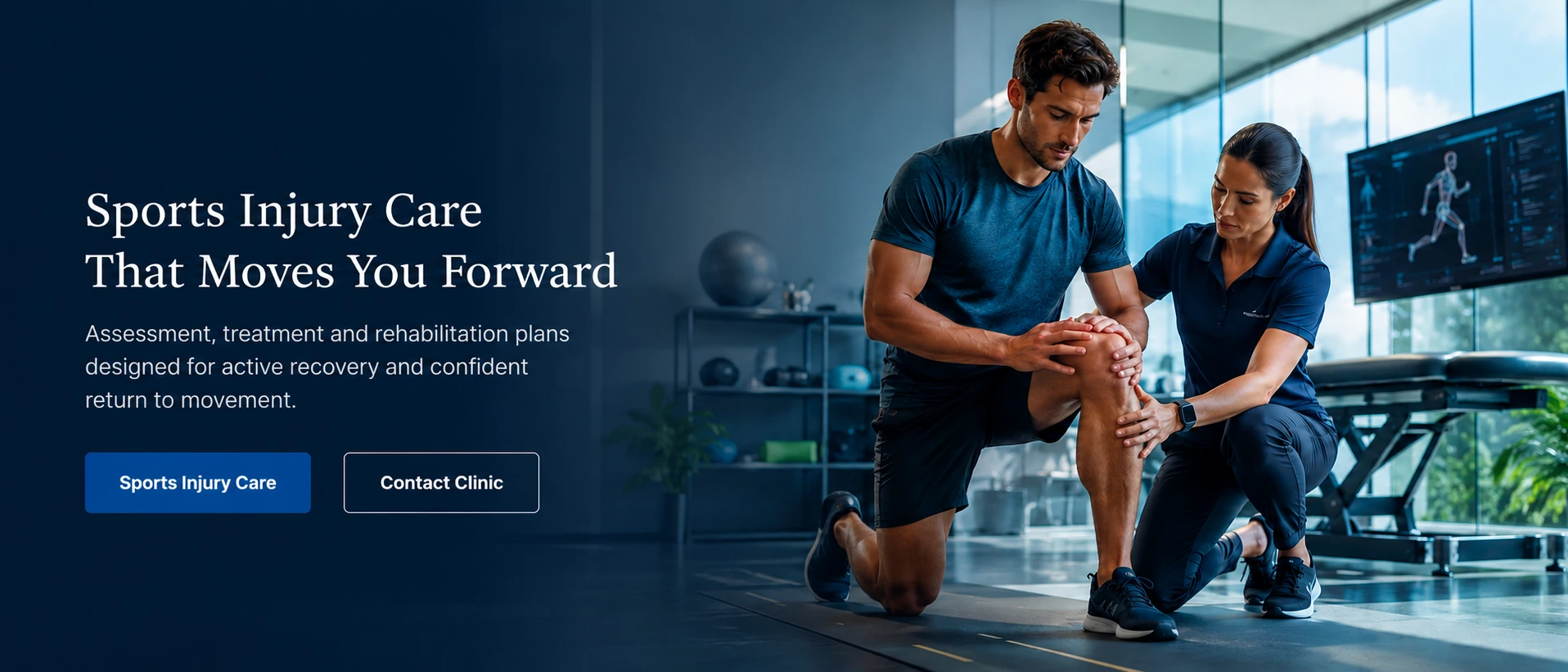Sports injury assessment and rehabilitation
